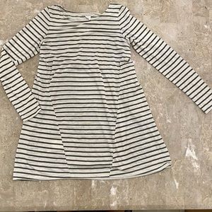 BCBGeneration Long Sleeve Striped Swing Dress Size XS